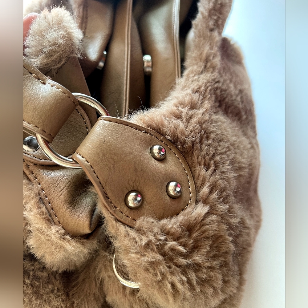 Authentic imported closhhi fur puffy bag rare one - Picture 6 of 11